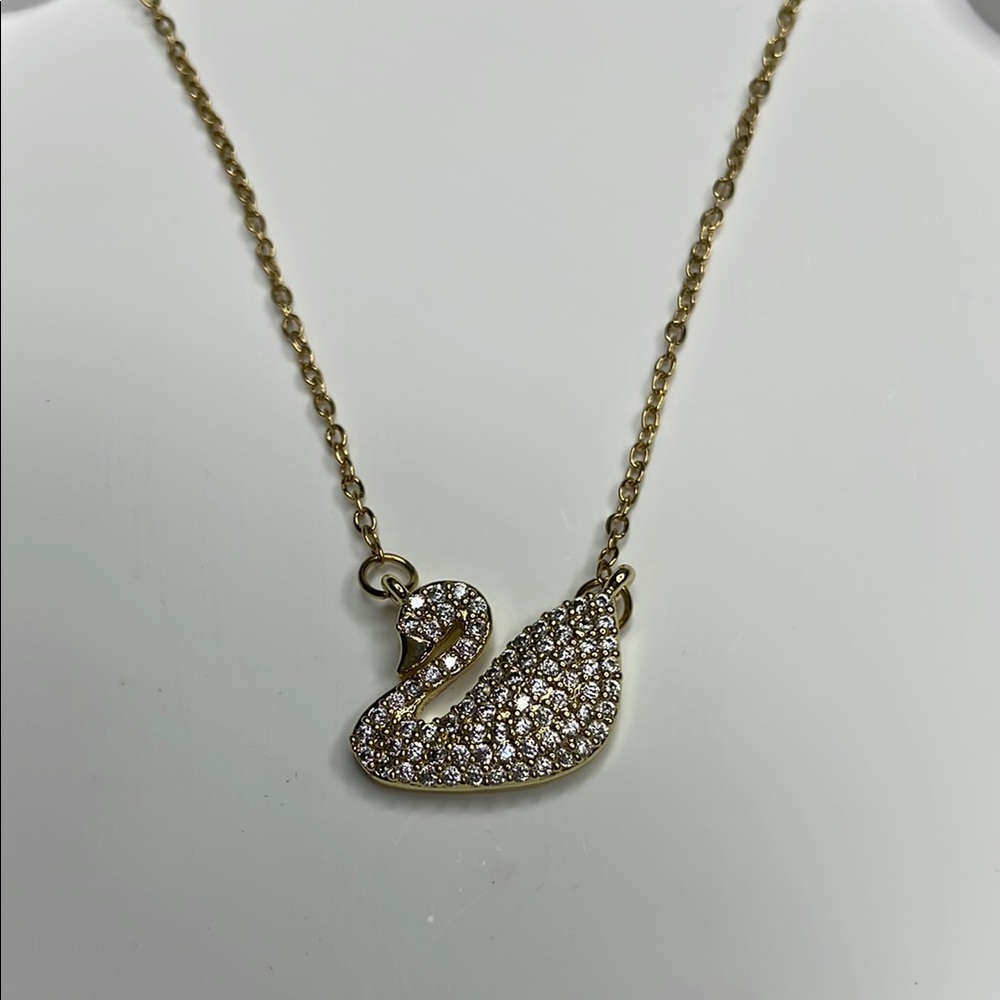 Swan, I am rare! Pendant Necklace
